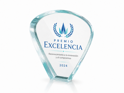 TROFEO CRISTAL CON FORMA