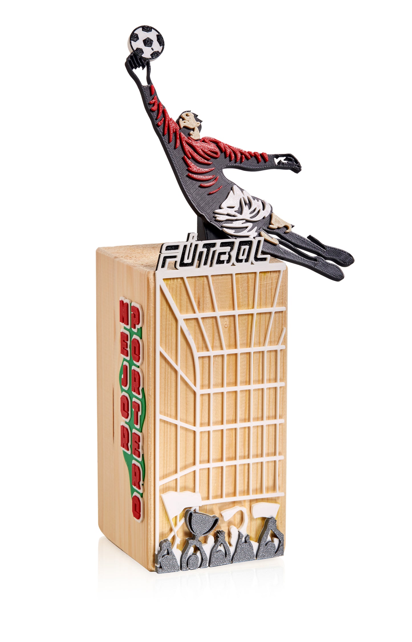 TROFEO 3D COMBINADO CON MADERA