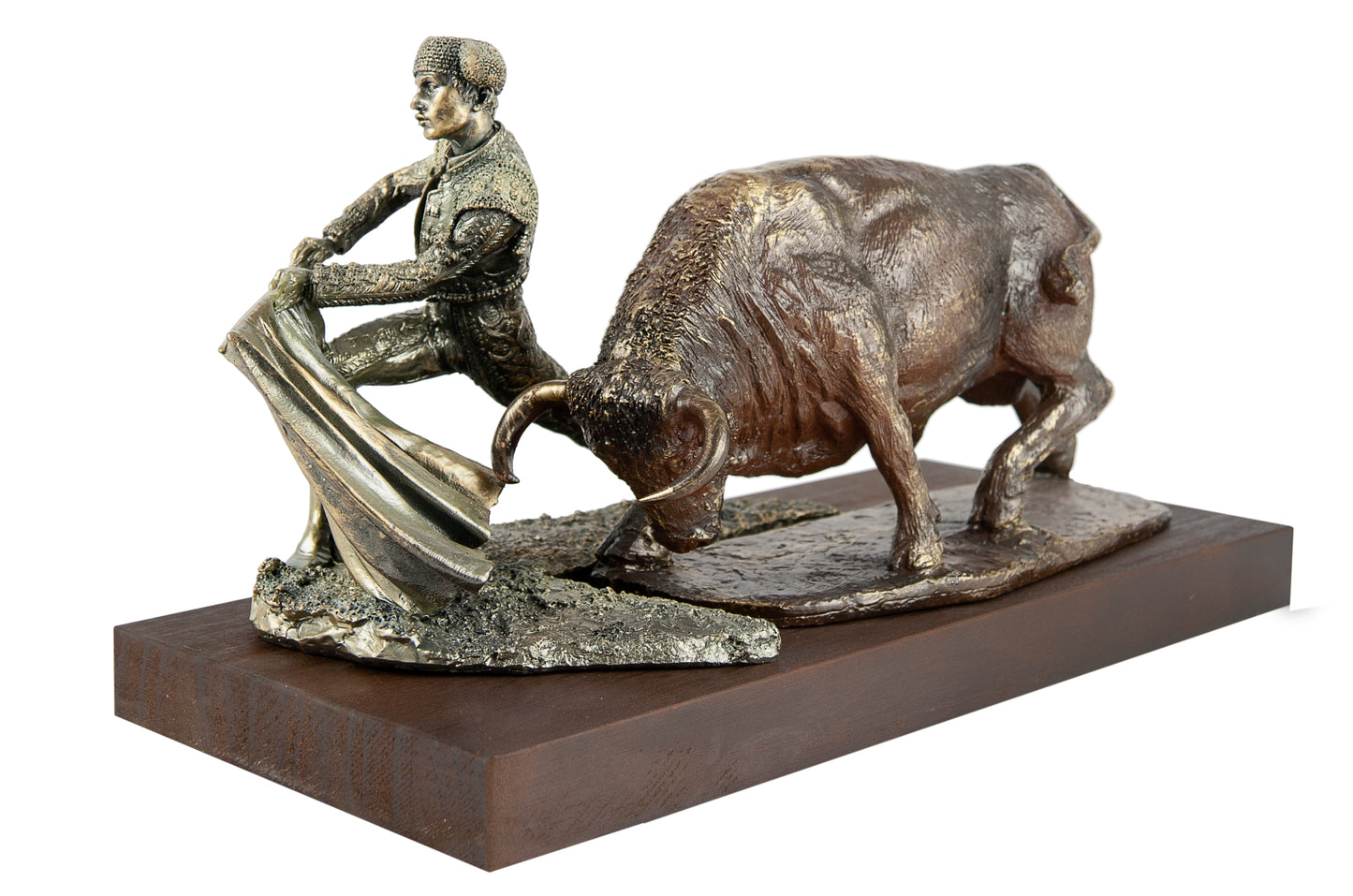 TORO Y TORERO CAPOTE DELANTE