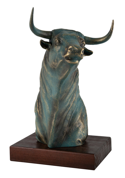 BUSTO TORO ALTO CORNALON BRONCE