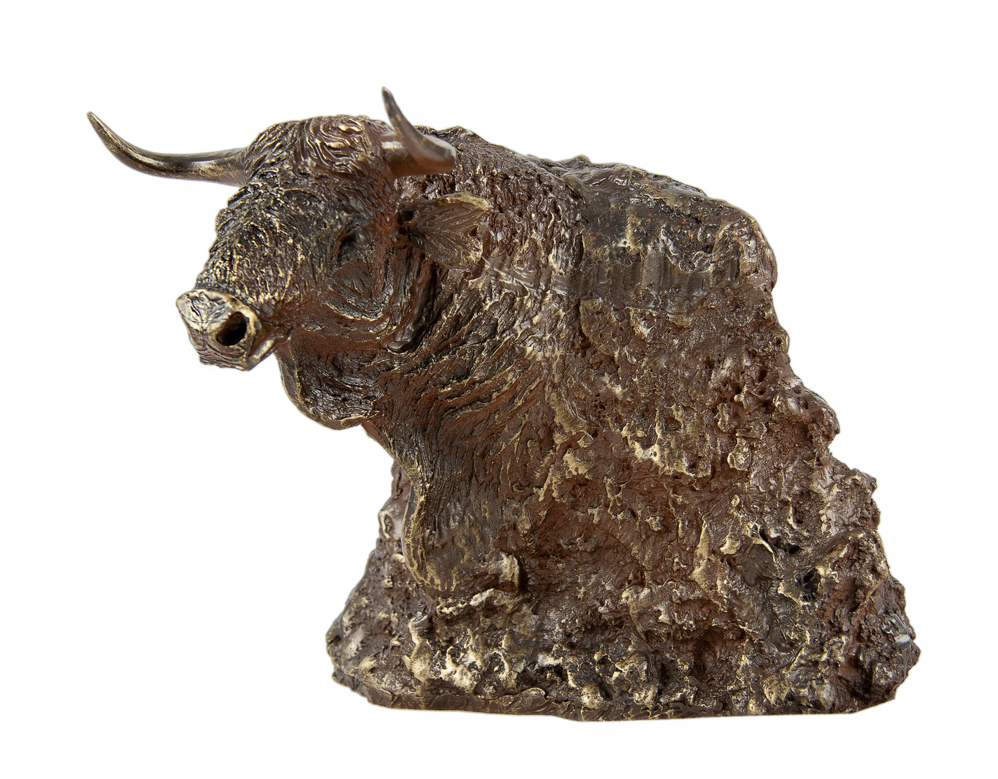 BUSTO TORO ROCA BASE PLANA