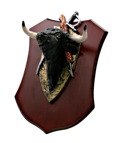 METOPA CABEZA TORO DECORADA