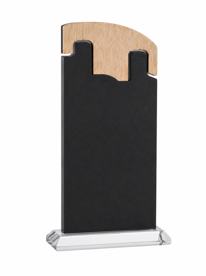 TROFEO MADERA Y PIZARRA DISEÑO