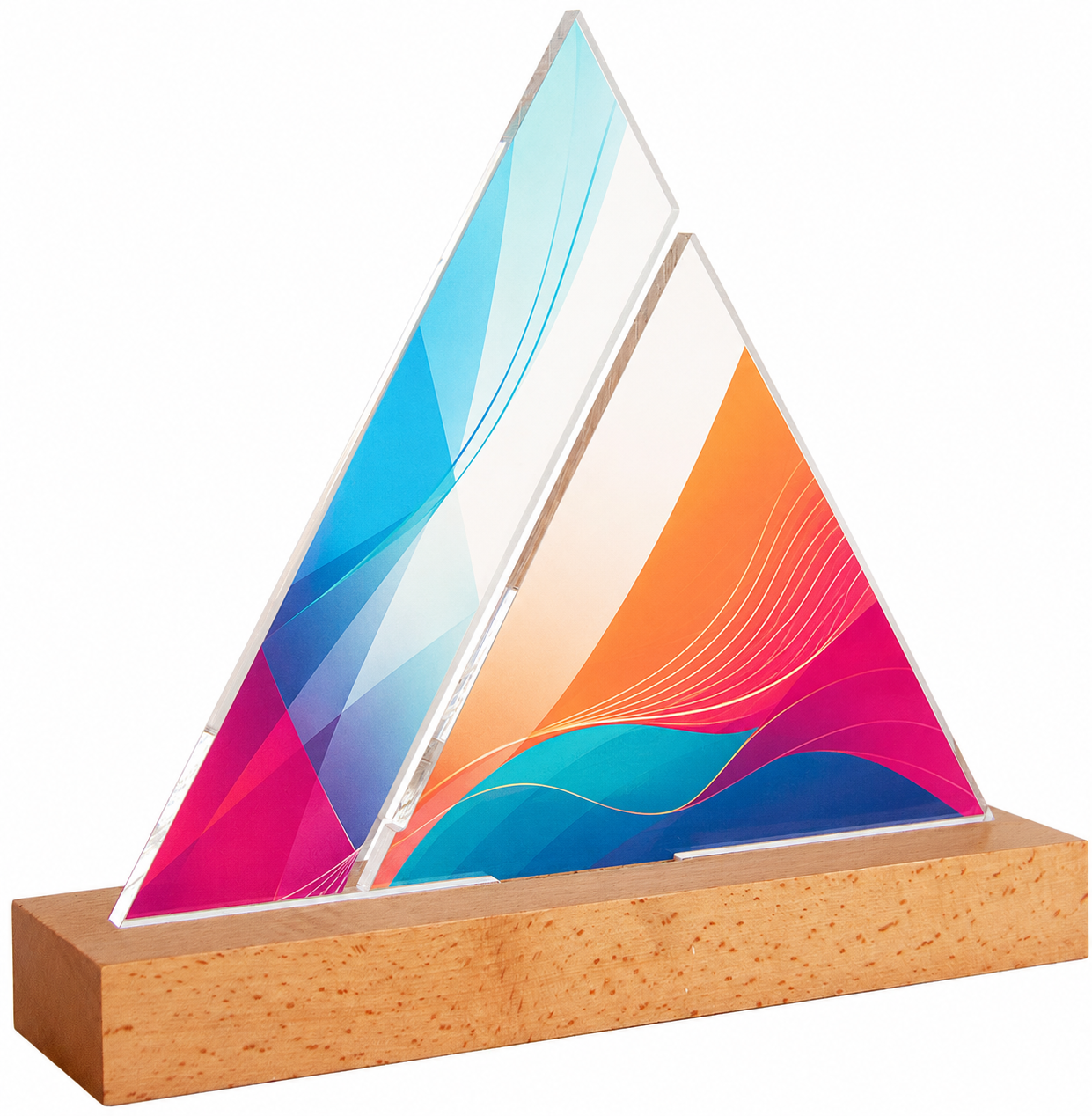 TROFEO DE METACRILATO TRIANGULO