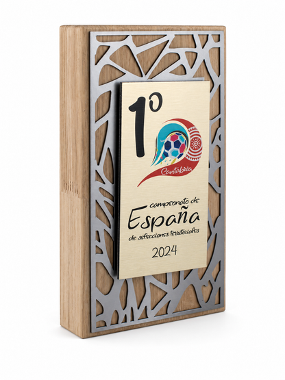 TROFEO MADERA DE HAYA DISEÑO