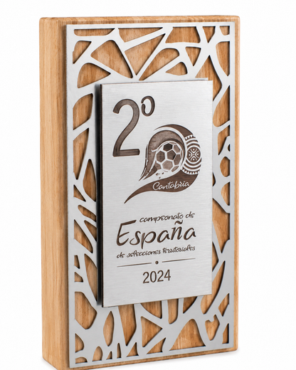 TROFEO MADERA DE HAYA DISEÑO