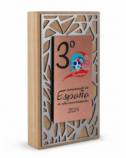 TROFEO MADERA DE HAYA DISEÑO