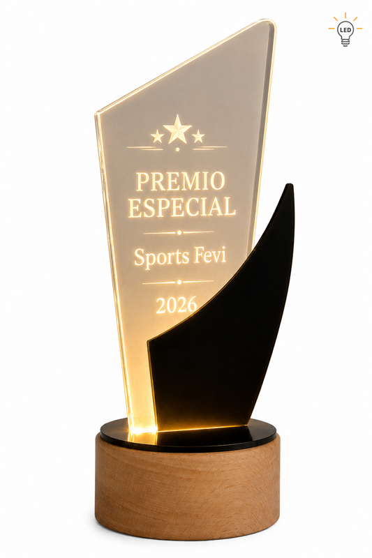 TROFEO DE METACRILATO CON LUZ