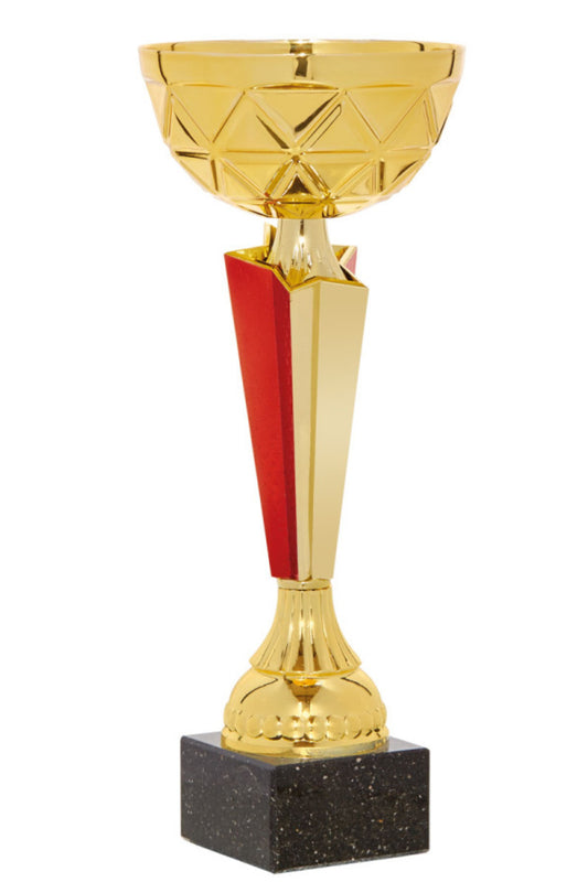 COPA DORADA Y ROJA ESTRELLA