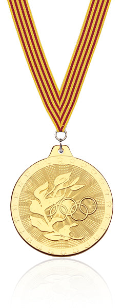 MEDALLA EN RELIEVE ∅50MM ALEGÓRICA