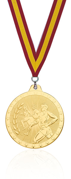 MEDALLA EN RELIEVE ∅50MM RUNNING