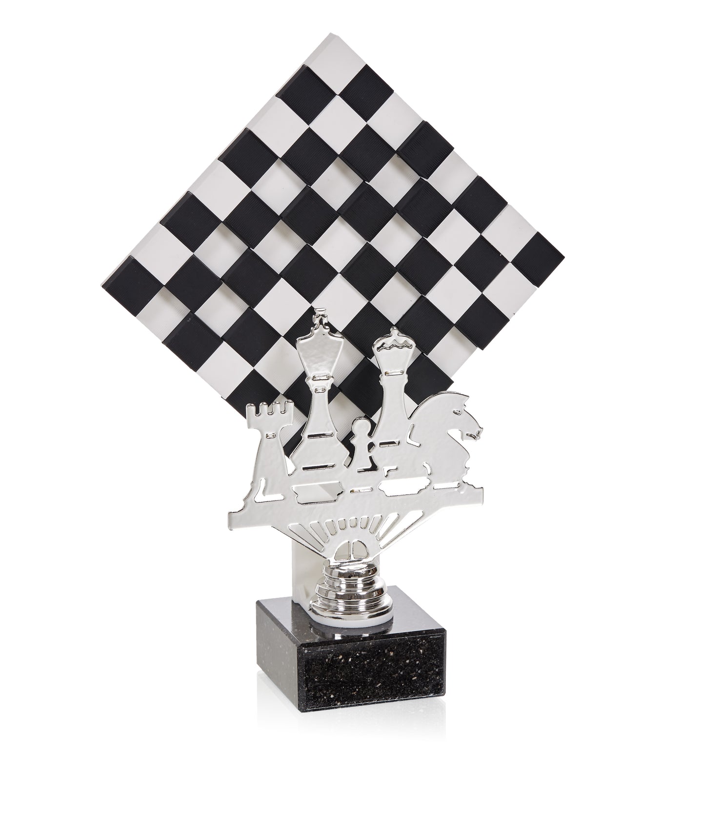 TROFEO DE AJEDREZ METAL 3D