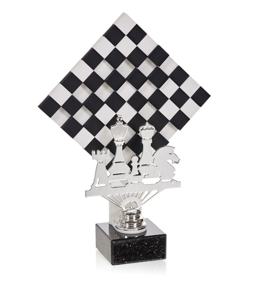TROFEO DE AJEDREZ METAL 3D