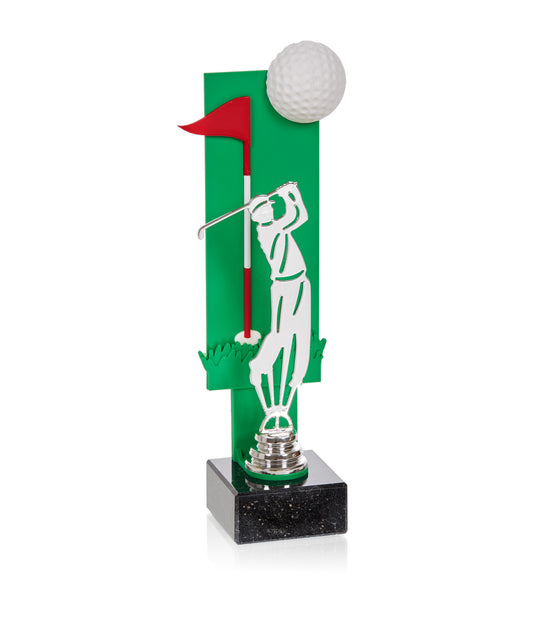 TROFEO GOLF DE METAL 3D