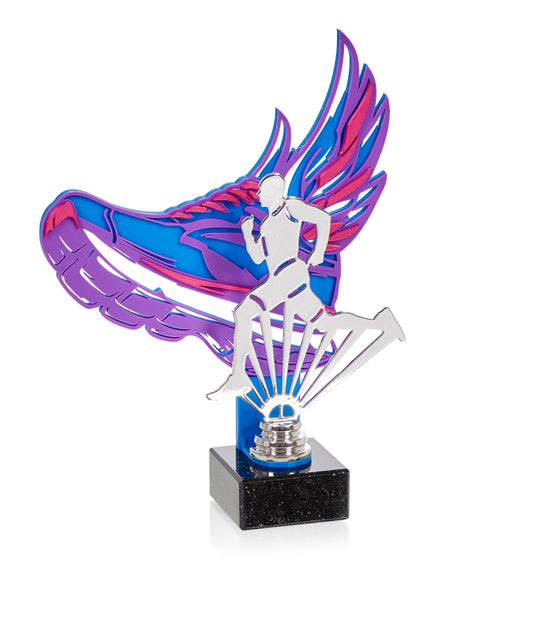 TROFEO DE ATLETISMO METAL 3D