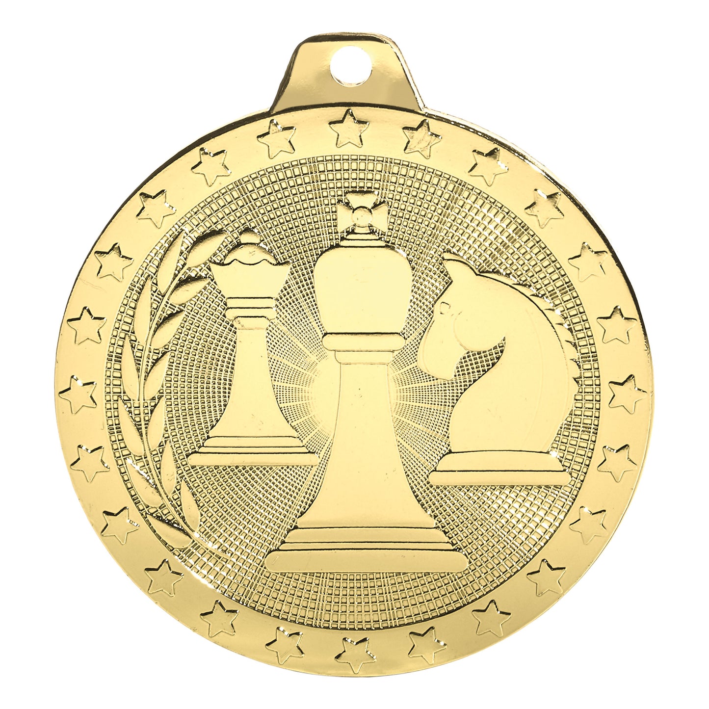 MEDALLA EN RELIEVE ∅50MM AJEDREZ