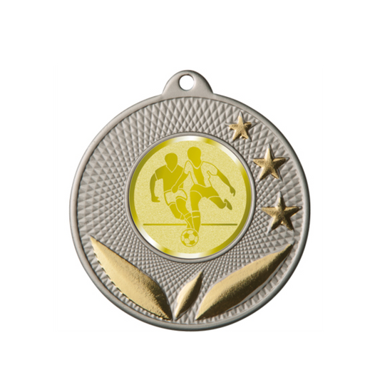 MEDALLA PORTAMOTIVO DE METAL ∅50MM CON ADORNO