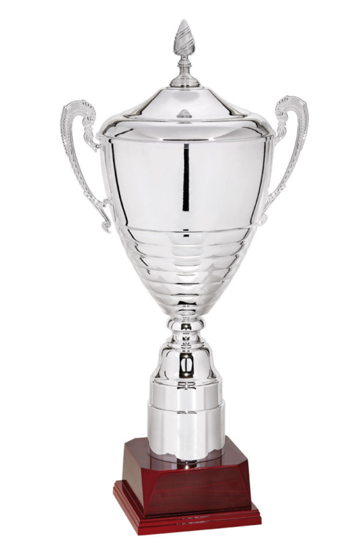 COPA PLATEADA CON TAPA "BIG SIZE"