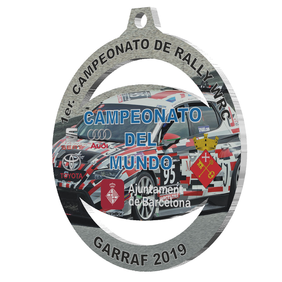 MEDALLA PERSONALIZABLE DE METAL Ø 70 mm