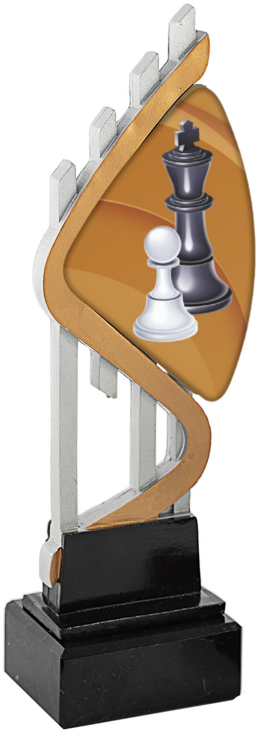 TROFEO DE AJEDREZ CON MOTIVO