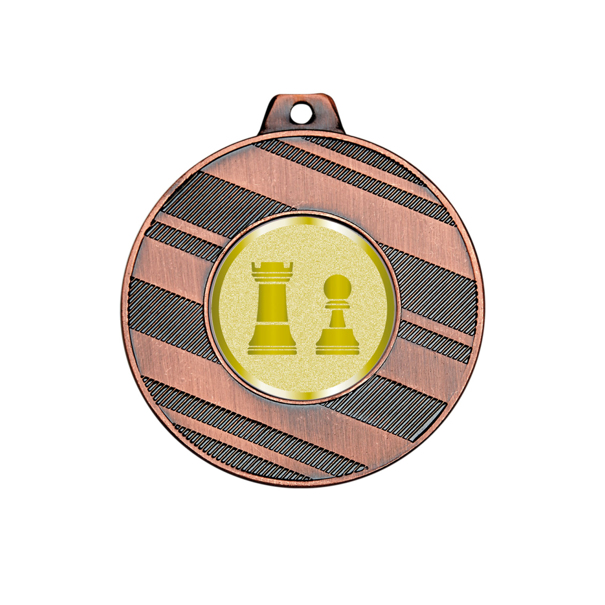 MEDALLA PORTAMOTIVO DE METAL 50MM CON ADORNO