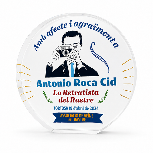 TROFEO CRISTAL CIRCULAR A COLOR
