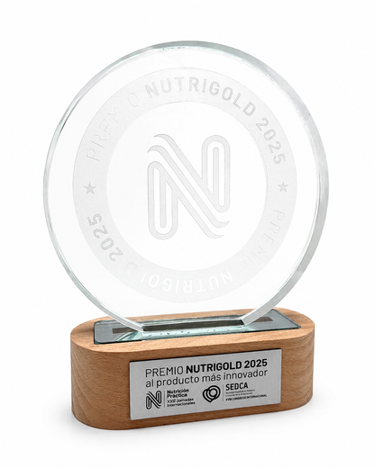 TROFEO CRISTAL REDONDO CON LUZ