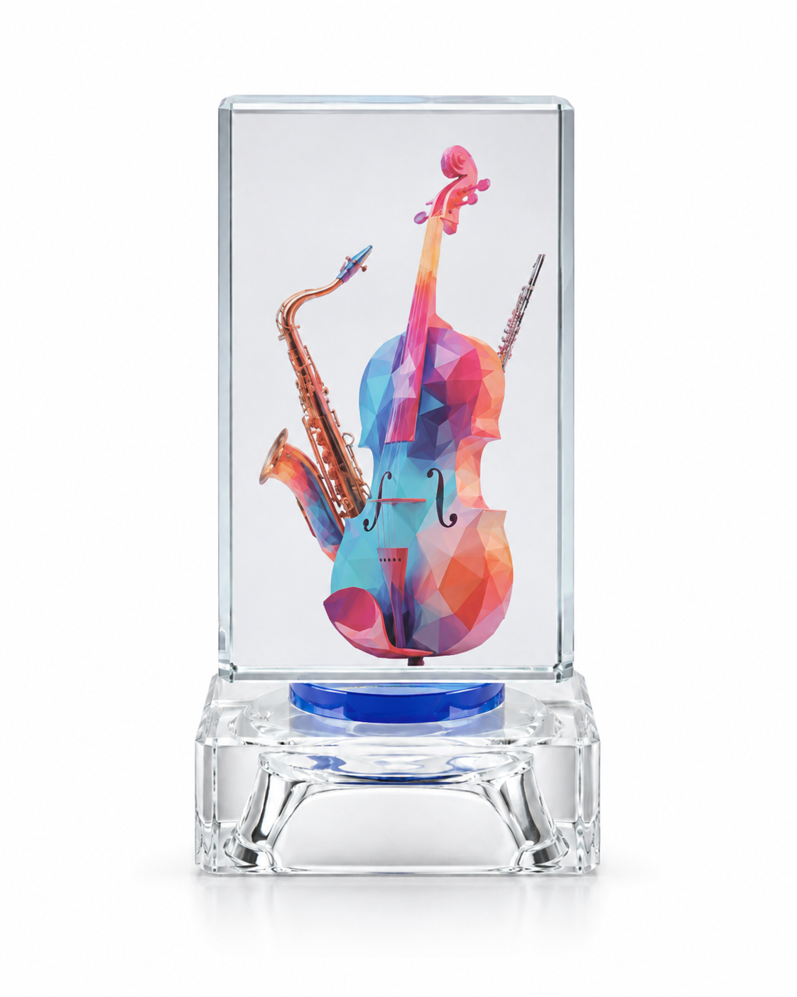TROFEO DE CRISTAL MÚSICA