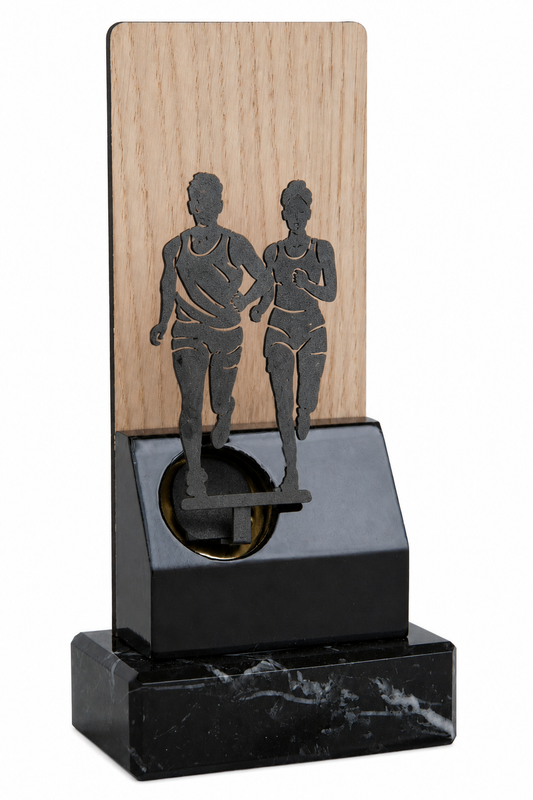 TROFEO DE MADERA ATLETISMO