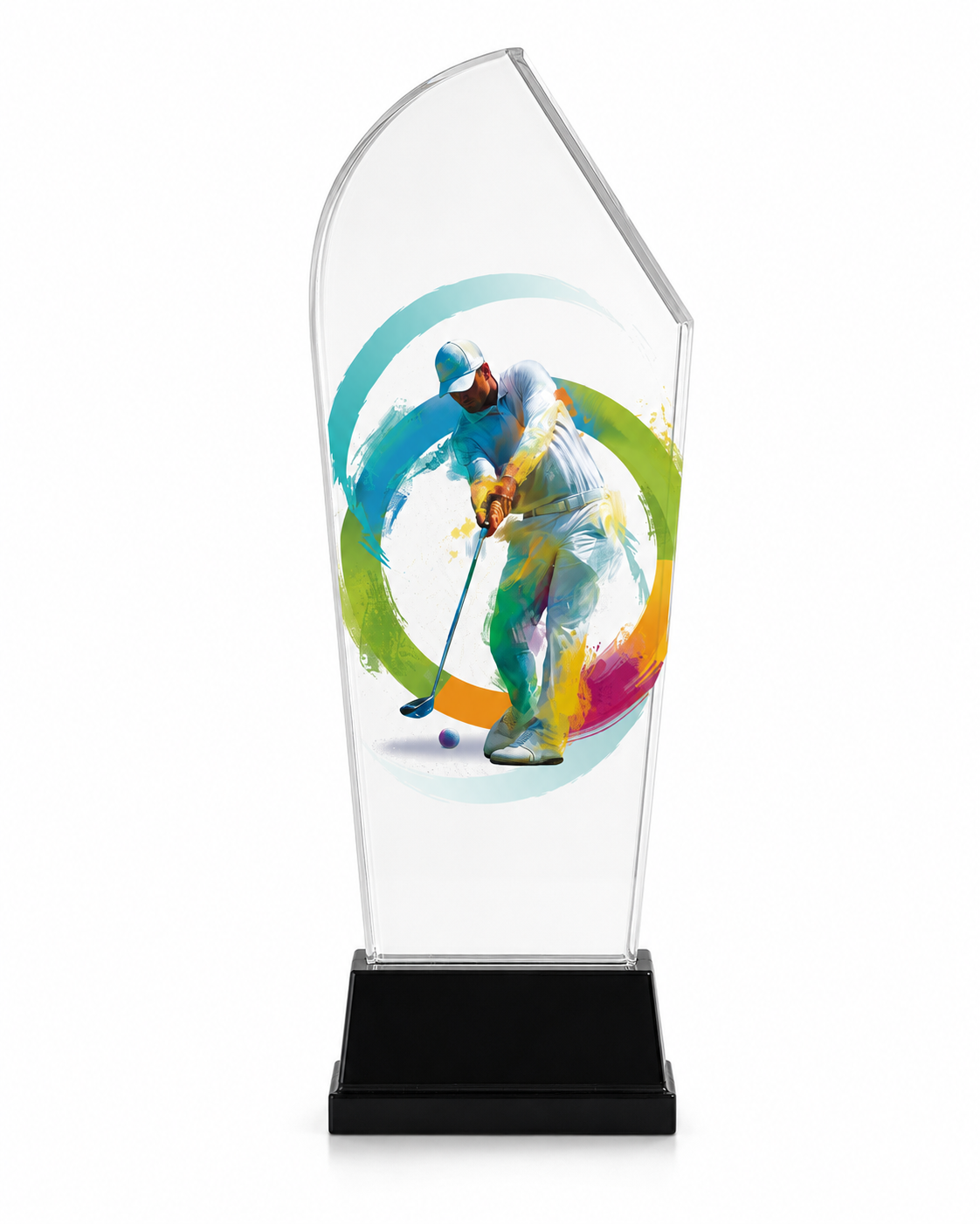 TROFEO DE METACRILATO GOLF