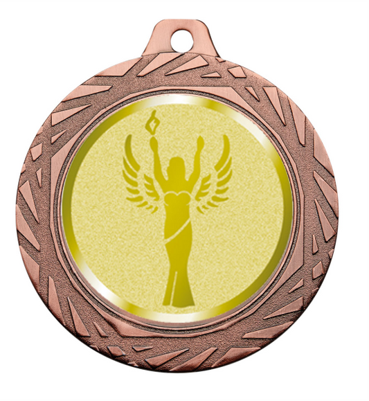 MEDALLA PORTAMOTIVO COBRE 70MM