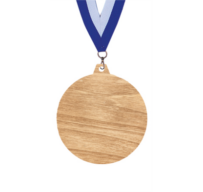 MEDALLA DE MADERA CON MOTIVOS