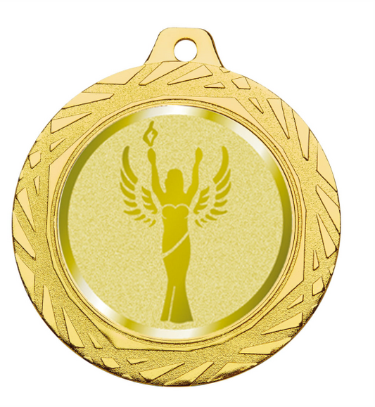 MEDALLA PORTAMOTIVO ORO 70MM