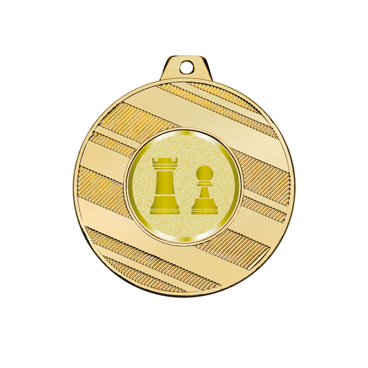 MEDALLA PORTAMOTIVO DE METAL 50MM CON ADORNO